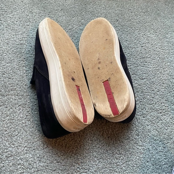 Prada Suede Slip On Sneakers - Picture 3 of 8